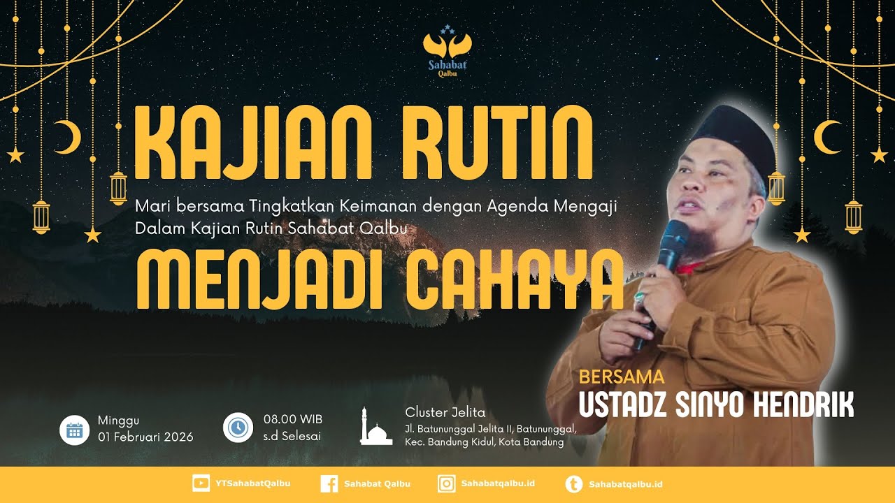 Kajian Rutin - Menjadi Cahaya : Ustadz Sinyo Hendrik [LIVE]