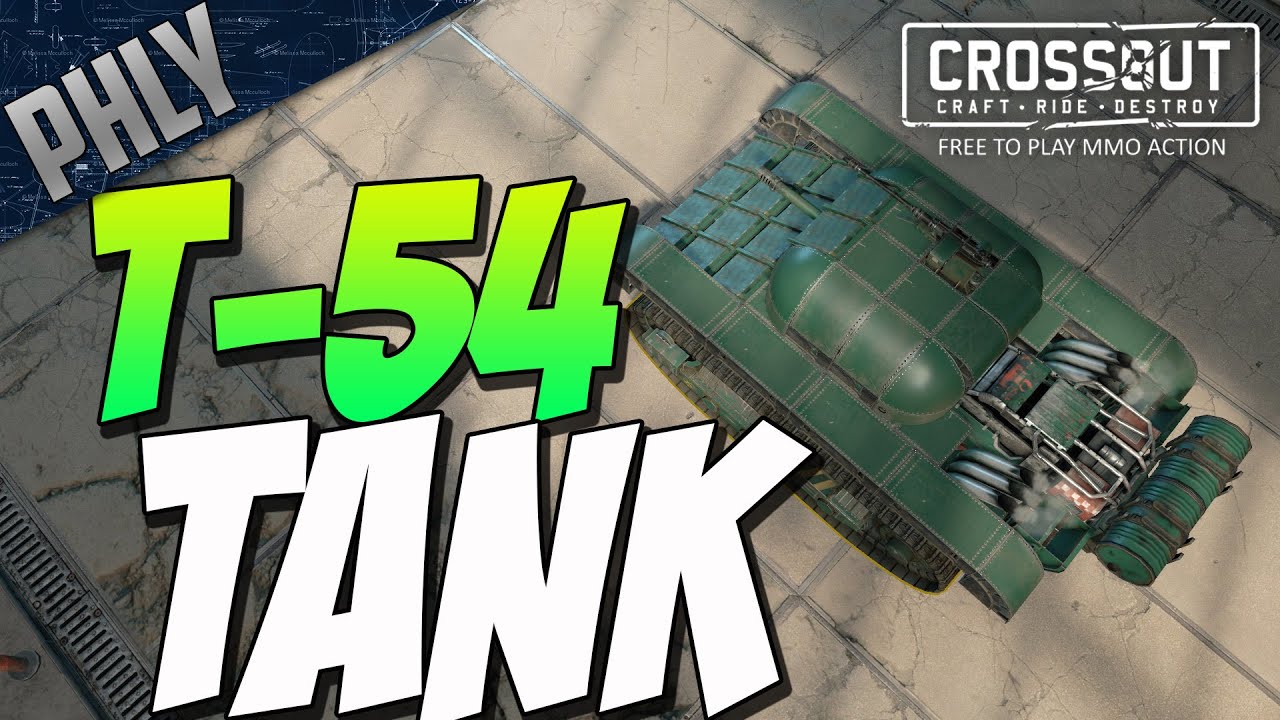 Crossout - RUSSIAN T-54 TANK VODKA FUELED (Crossout Gameplay)