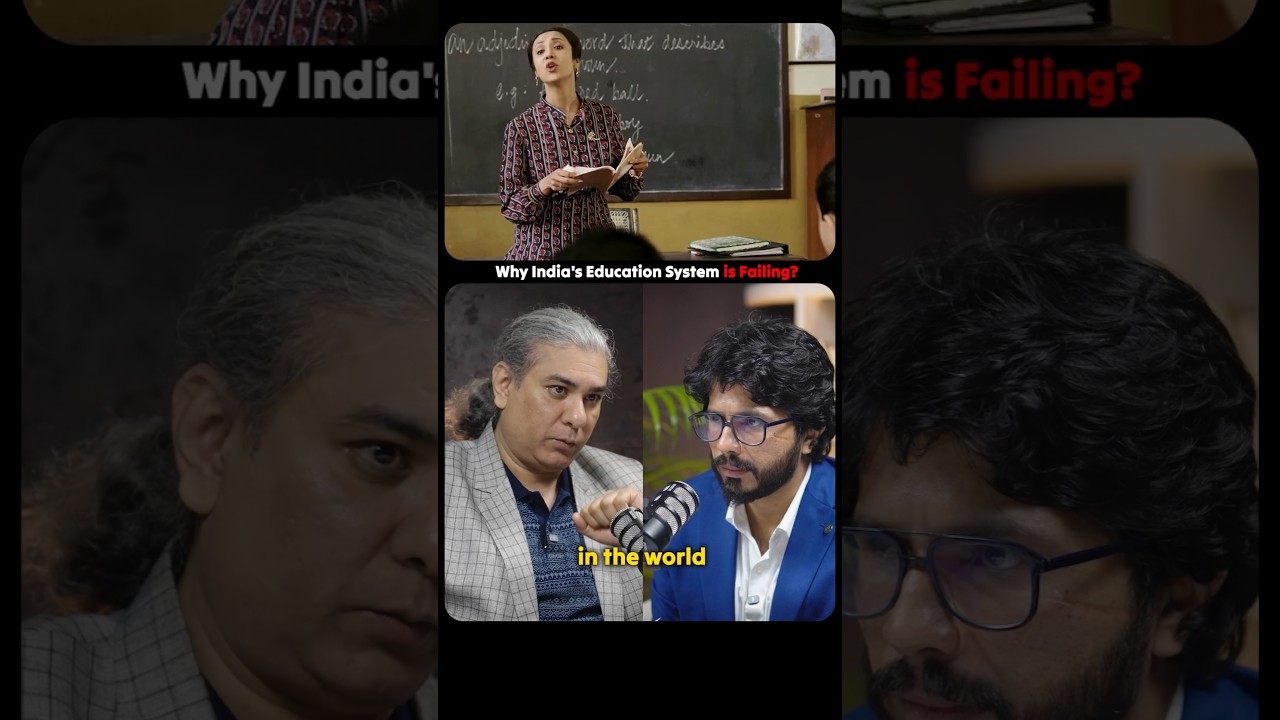 Why India's Education System Is Failing? 😱 Abhijit Chavda | Nitin Bajaj #shorts #inda #pakistan #usa