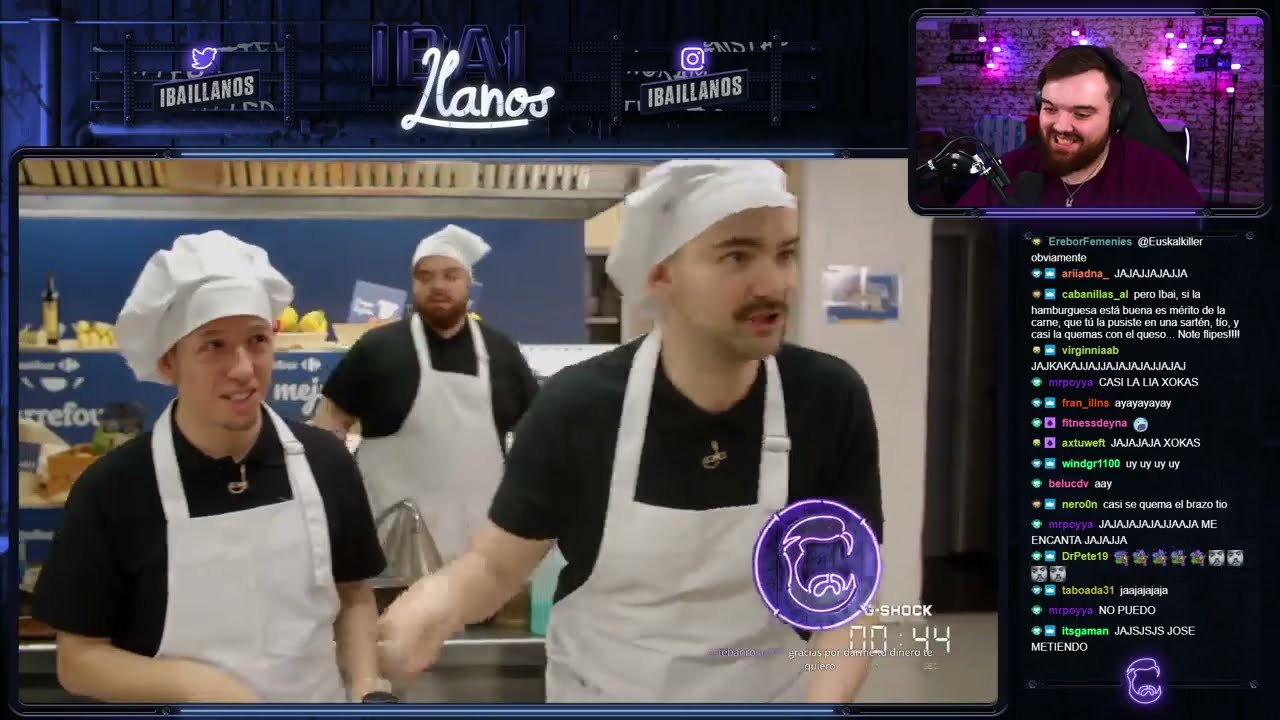 Ibai se rie de EL XOKAS CHEF | DISASTER CHEF