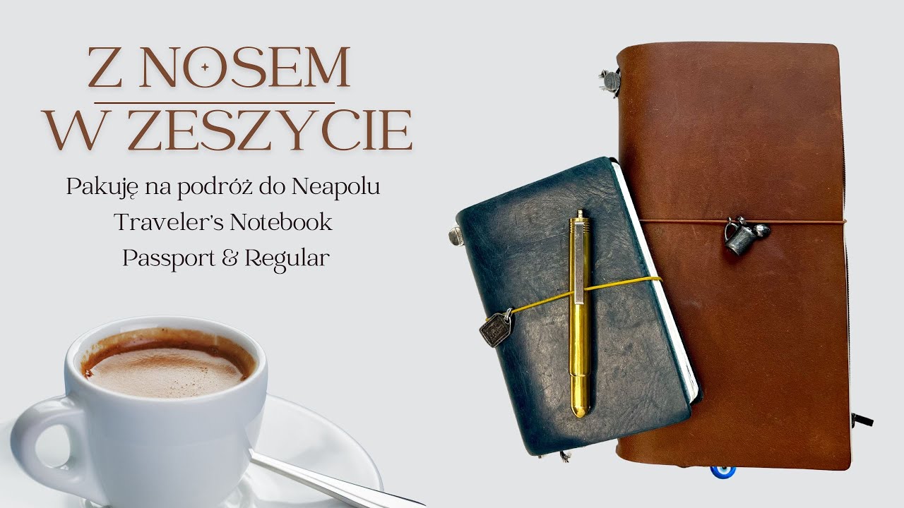 Pakuję Traveler's Notebook Passport i Regular na kolejną podróż 🇮🇹
