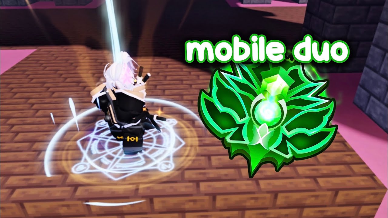 playing SKYWARS with a TOP MOBILE… (Roblox Bedwars)