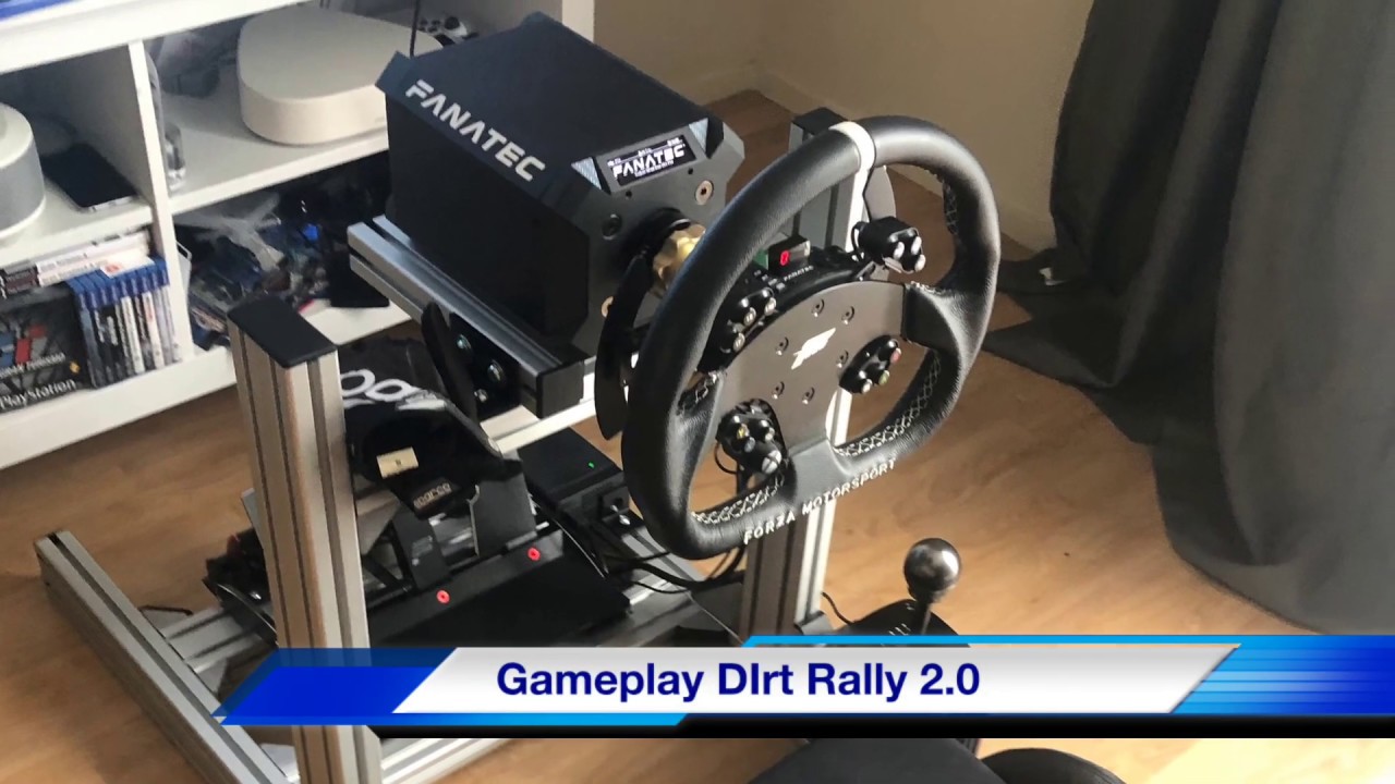 Gameplay DIrt Rally Fanatec Direct Drive Podium Racing Wheel PS4