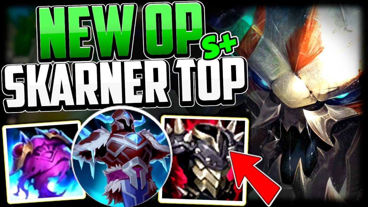 SKARNER BREAKS TOP LANE! (#1 CHAMPION IN LEAGUE) How to Play Skarner Top & CARRY Season 14