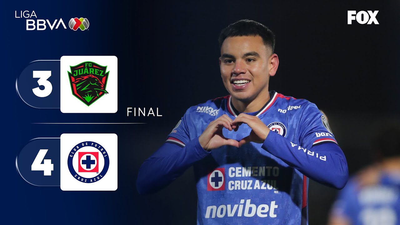 BRAVOS DE JUÁREZ 3-4 CRUZ AZUL | RESUMEN | LIGA MX | CLAUSURA 2026 | JORNADA 4