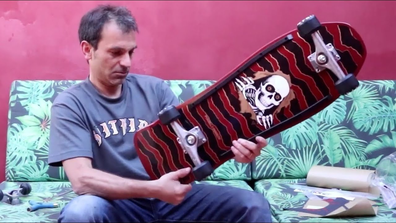 Old School Reissue Powell Peralta Geegah Ripper maroon Skate Completo