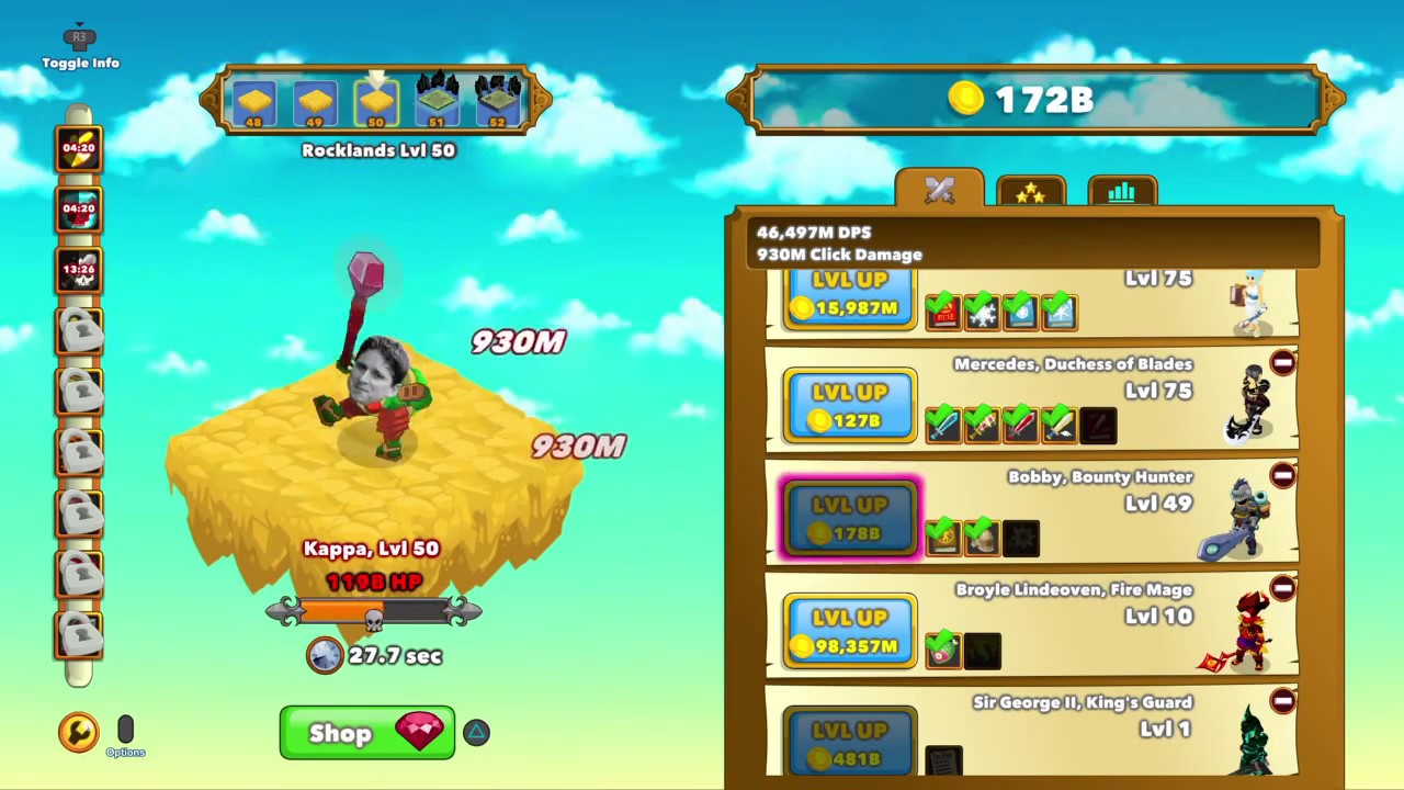 Clicker Heroes: Secret Boss... Kappa?