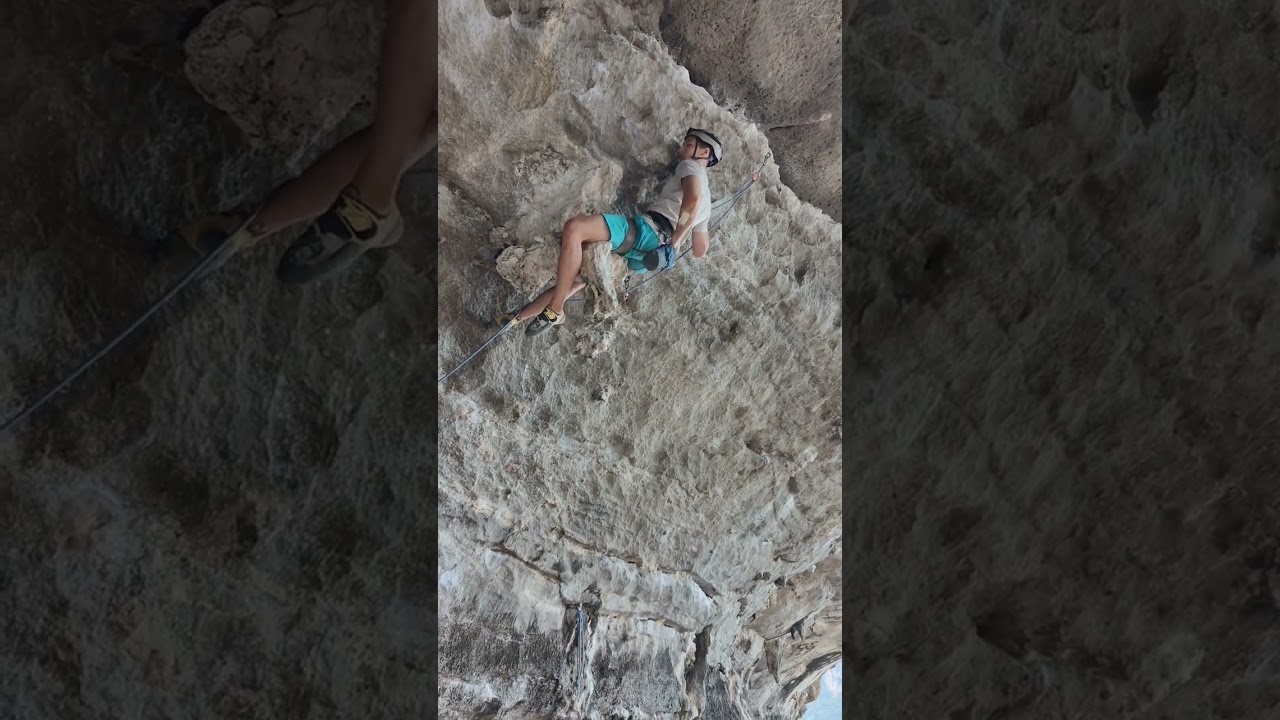 Riesenbaby, 7a+ at Krabi, Tonsai Beach
