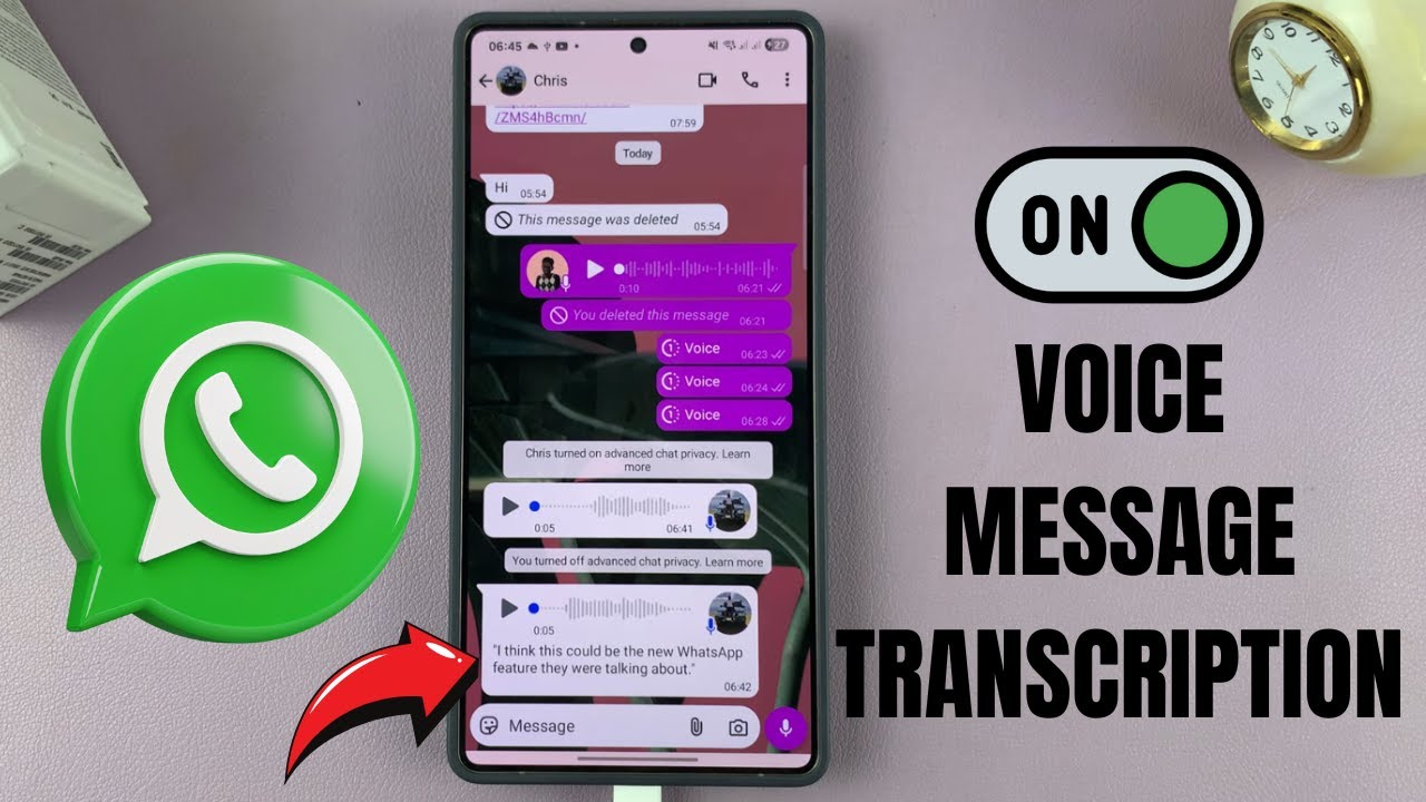 How To Enable Voice Message Transcriptions On Whatsapp
