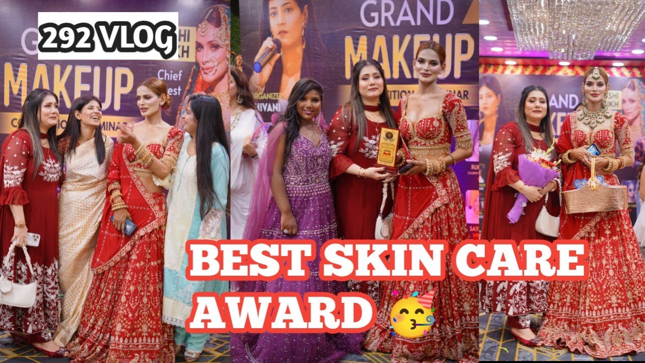 292 vlog || best skin care award 🥳 || @ShaikhKhushi6 || event vlog || zebakhanmalik family vlog
