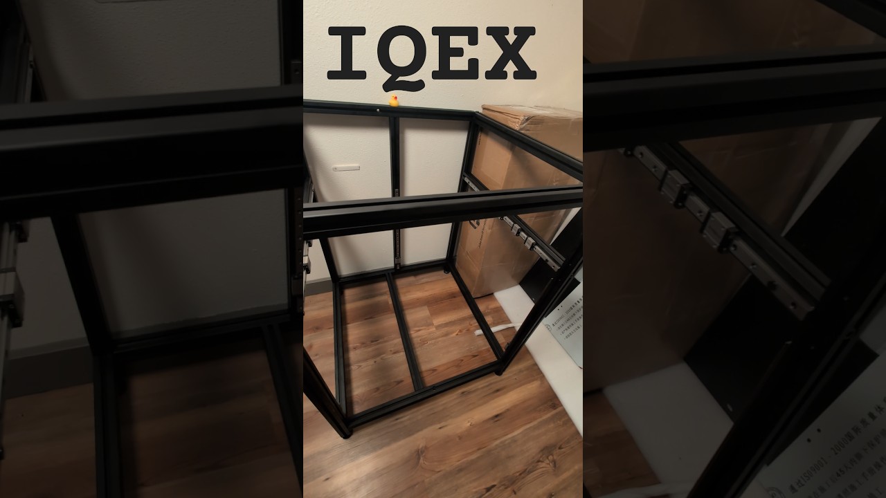 Первая сборка IQEX на YouTube: рама #formbot #3dprinting #maker