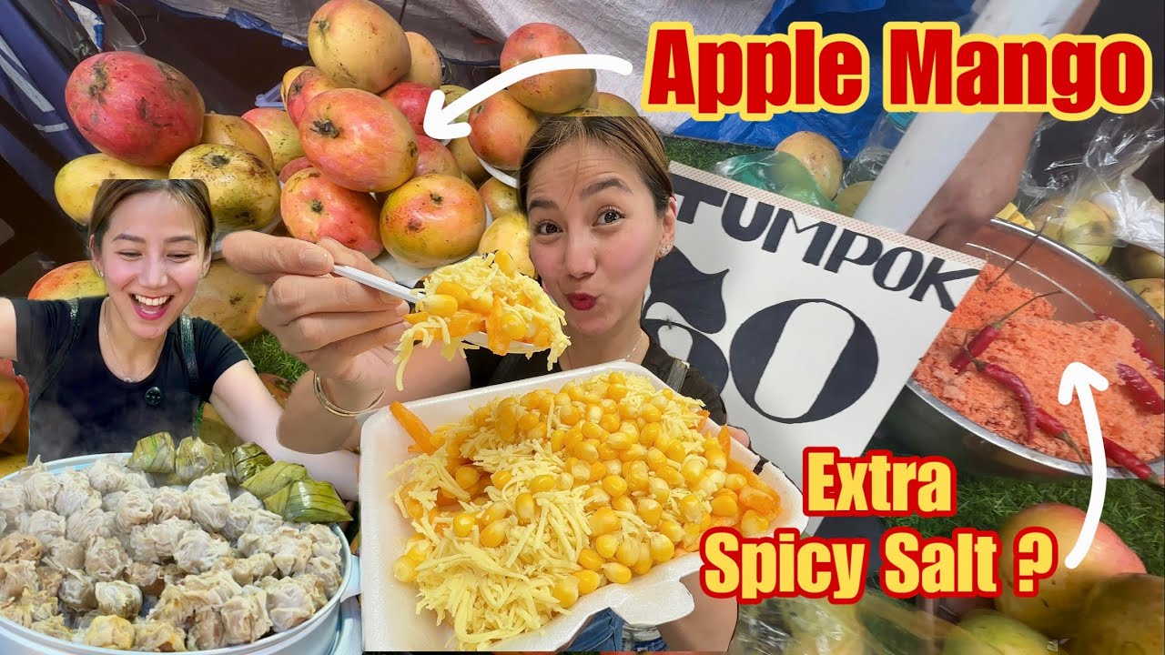 QUIAPO Food Crawl Part 2 | Spicy Apple Mango + Cheesy Corn Overload and Pastil Siomai Combo