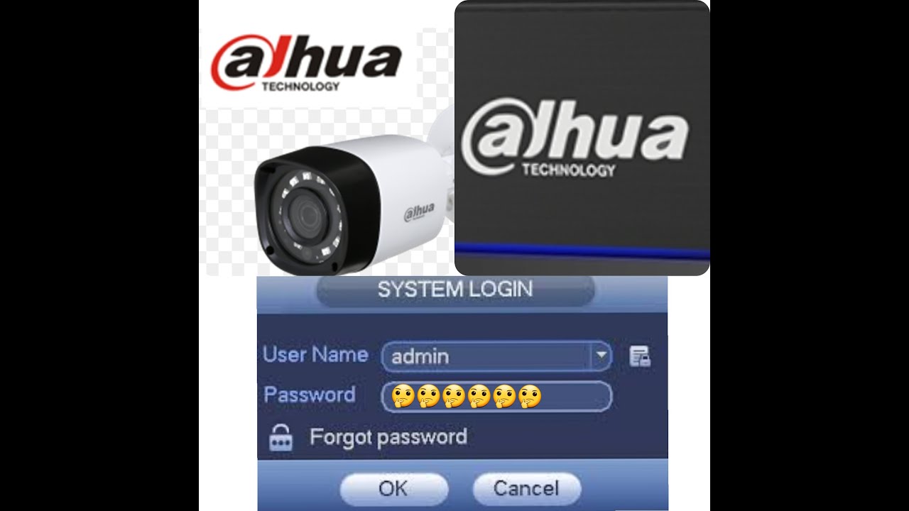 Réinitialiser Mot de passe DVR dahua