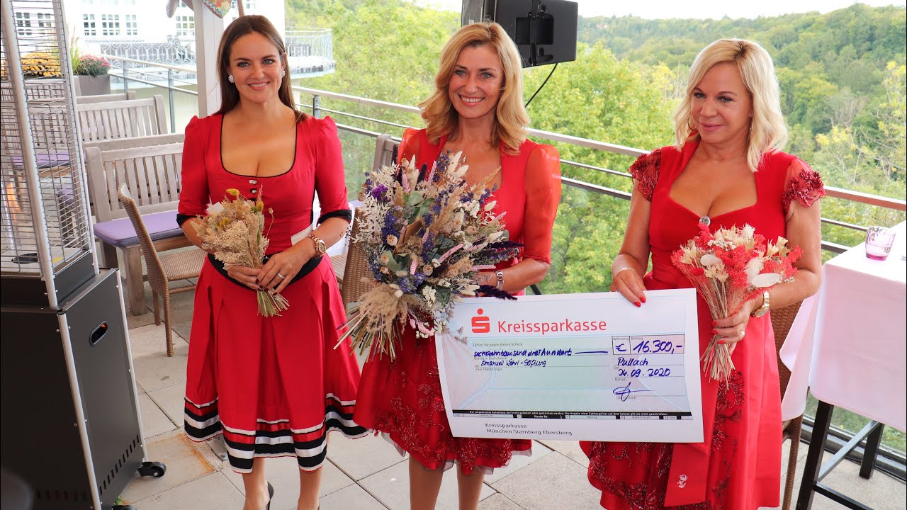 Ladies Red Wiesn 2020: Dagmar Wöhrl erhielt für Emanuel-Wöhrl-Stiftung einen 16.300 € Spendenscheck