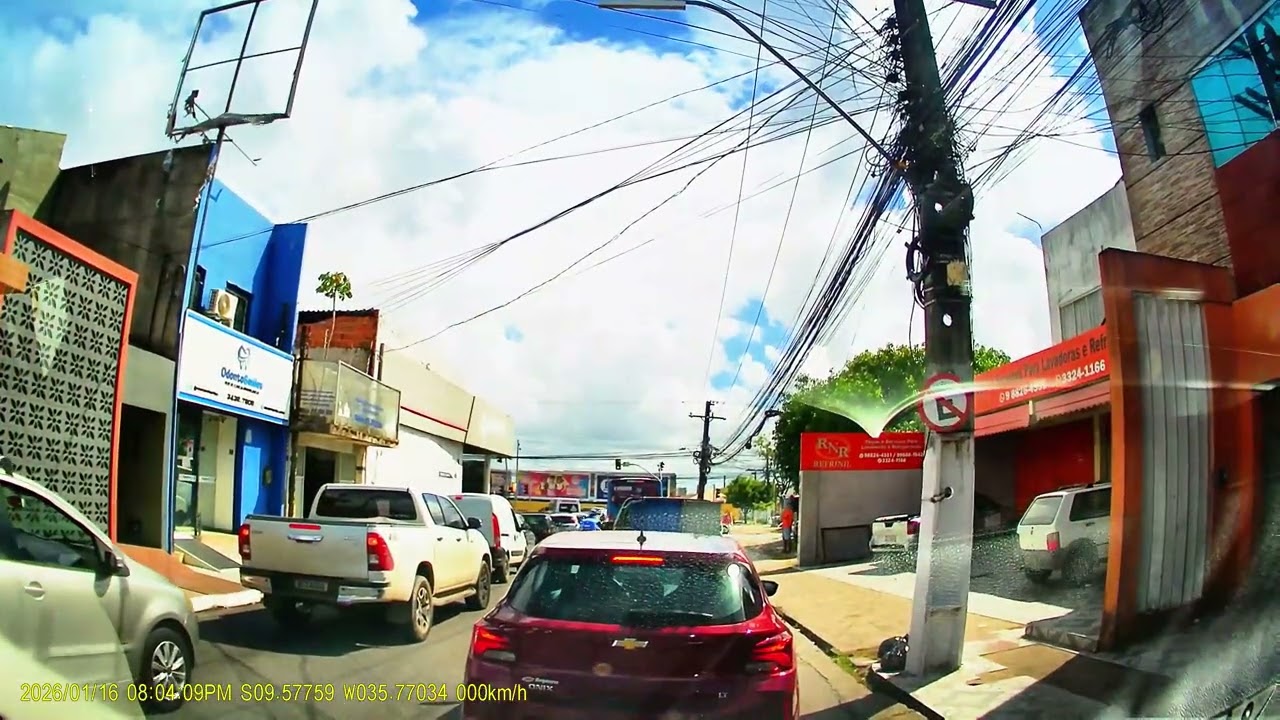 Do Rosane Collor | até o Santo Amaro | Maceió | Alagoas Brasil | visto em 4K