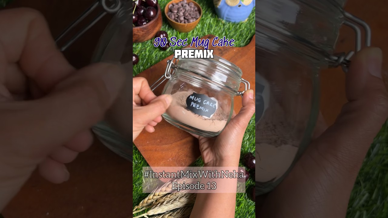 Chocolate mug cake premix to make only in 90 seconds ! Instant Microwave Cake Mix