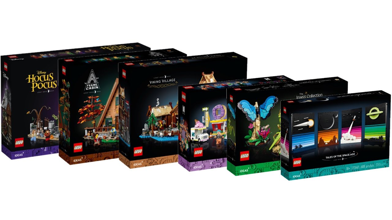 All LEGO Ideas sets 2023 Compilation/Collection Speed Build