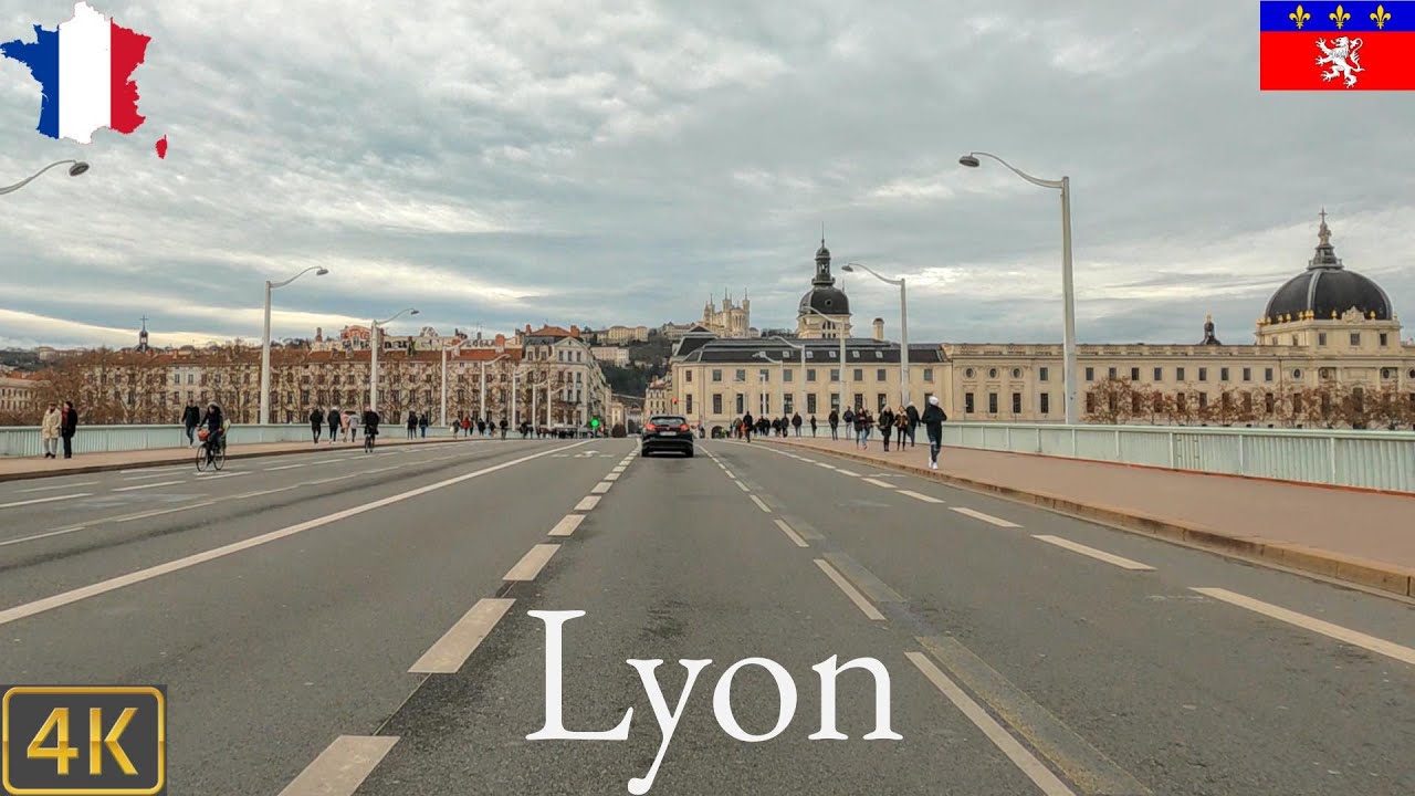 Driving Lyon France 🇫🇷 | 4K City Drive