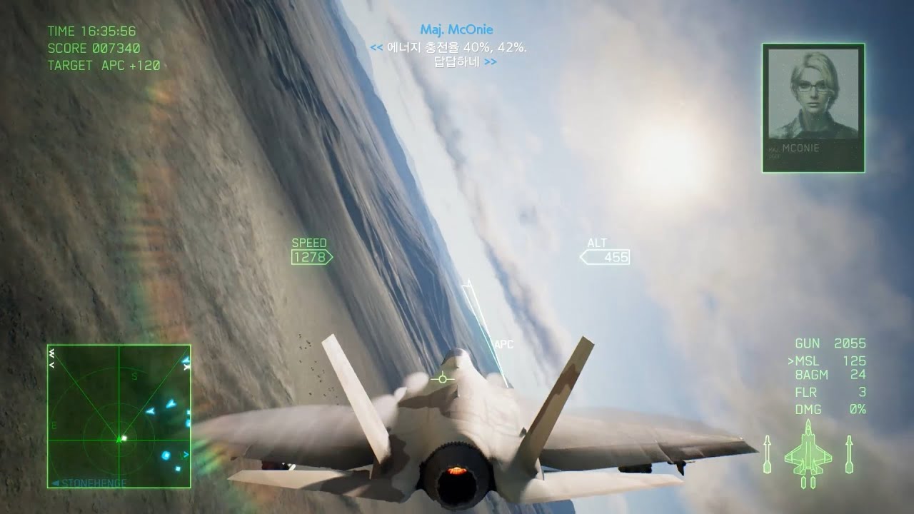 ACE COMBAT 7 - MISSION12 F-35C (ACE난이도)