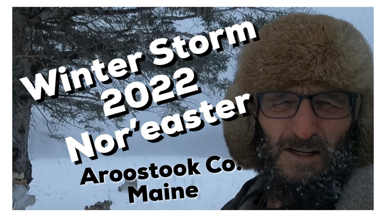 Winter Storm Kenan from Aroostook Co. Maine