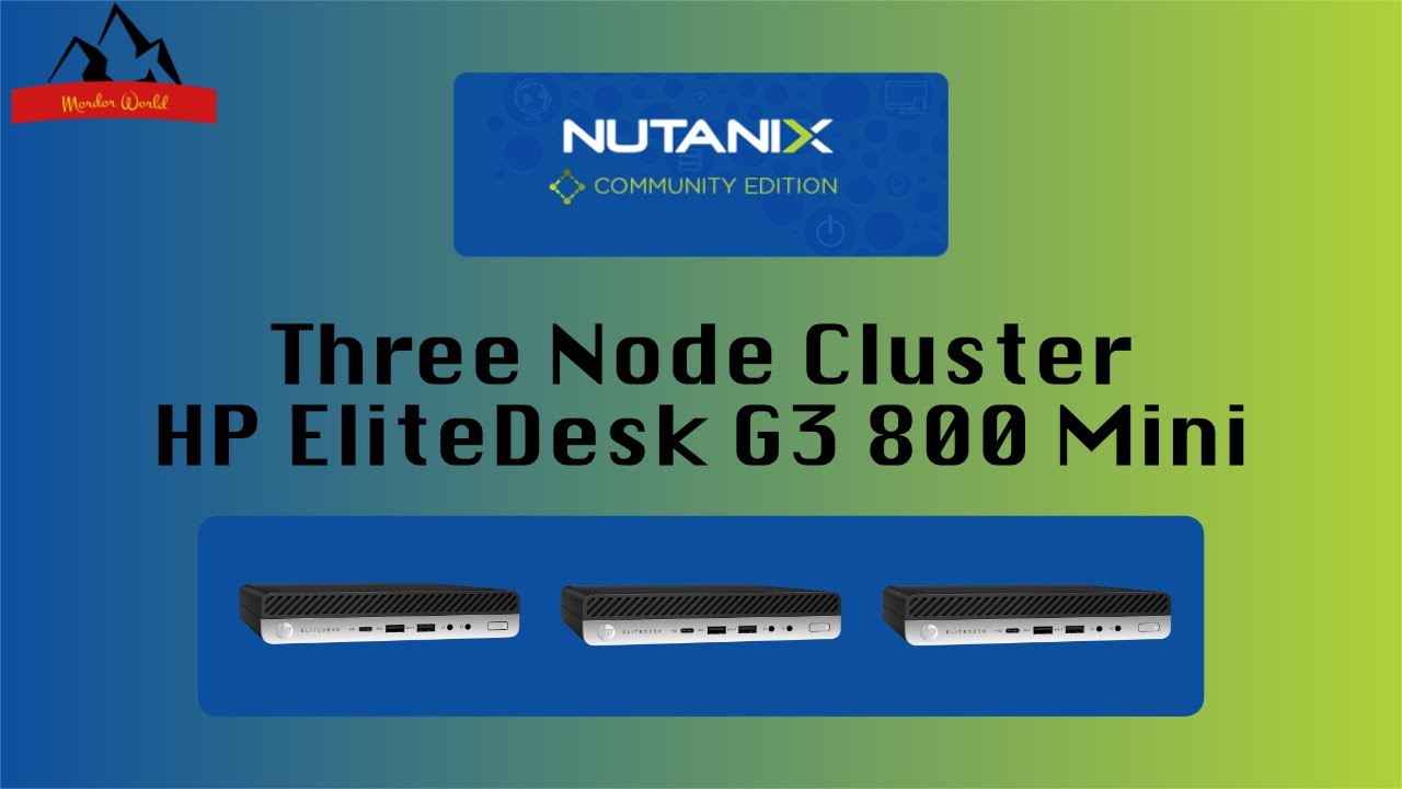 Nutanix Community Edition - Cluster de Tres Nodos