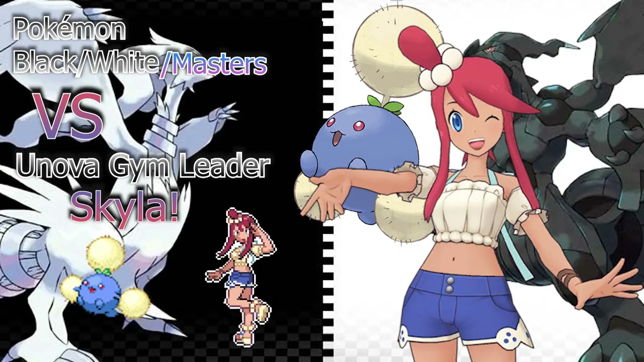 Pok&eacute;mon Battle! VS Unova Gym Leader Skyla(Summer)! BckWht Re-Orchestrated + Victory Lies Before You!