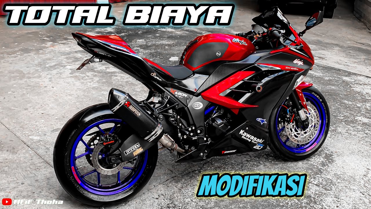 TOTAL BIAYA MODIFIKASI NINJA 250FI MODEL ZX636 | SIMPLE NGURAS KANTONG CLARA #biayamodifikasi