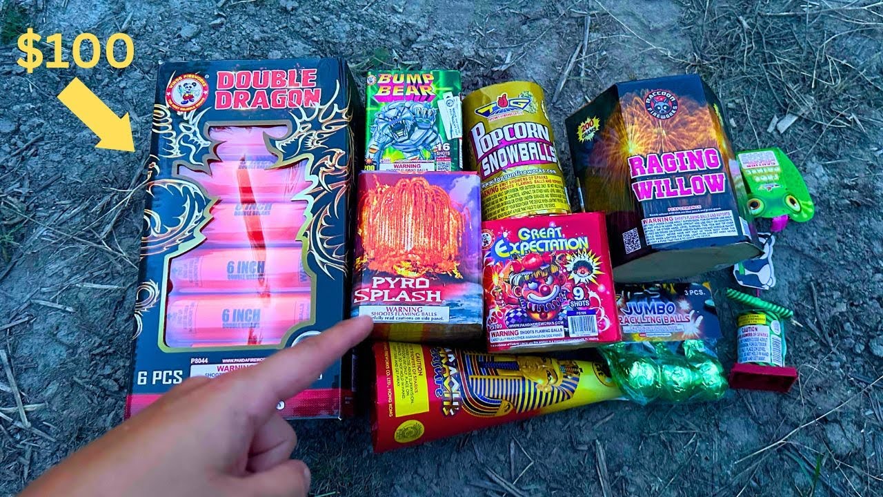 $100 FIREWORK SHOW!!
