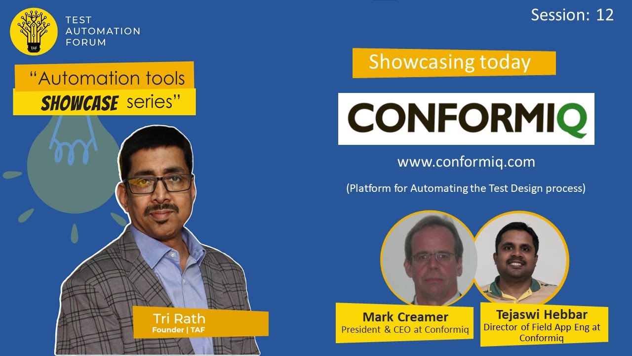 12th TAF Showcase session: Conformiq (www.conformiq.com)