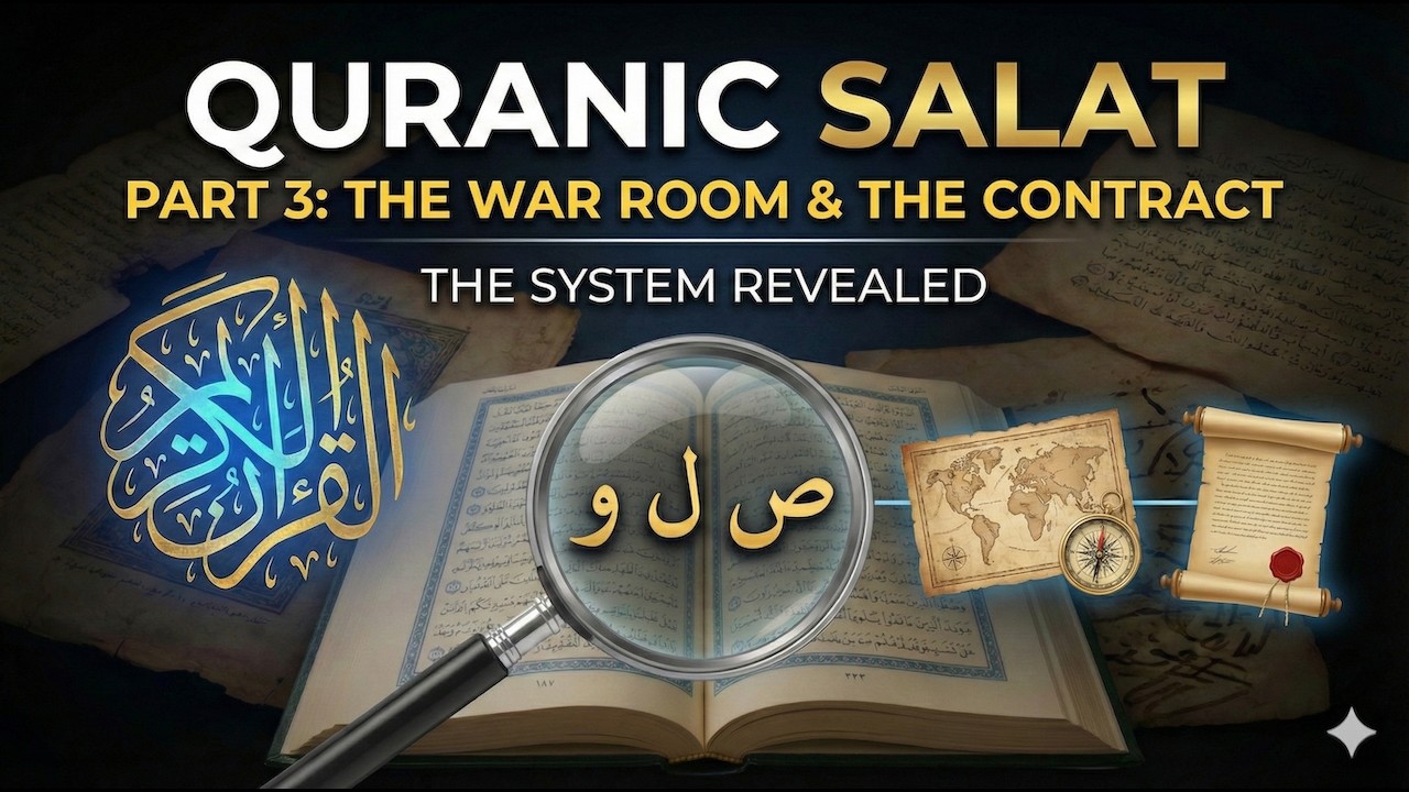 Quranic Salat: A Root Meaning Exploration (Part 3 — The War Room & The Contract) | Ad-Da'ee #quran