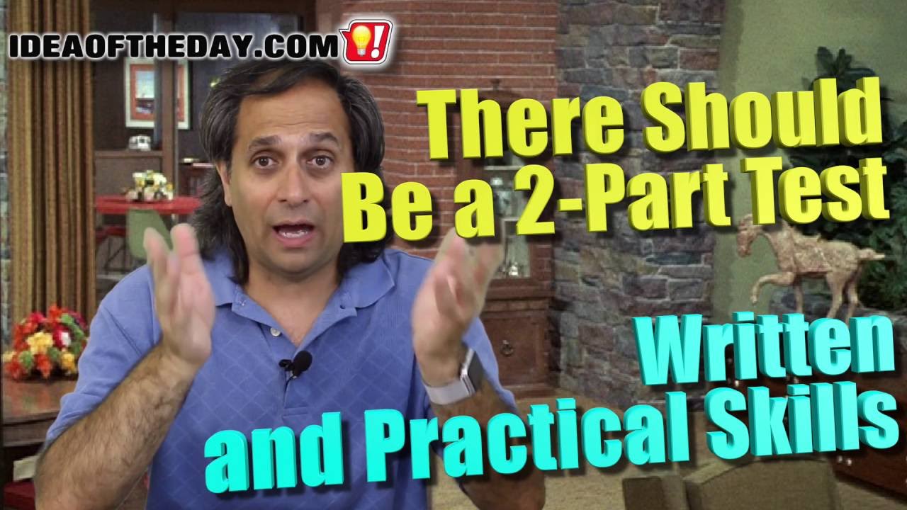 There Should Be a TEST To Get a GUN Permit. Idea of the day #146