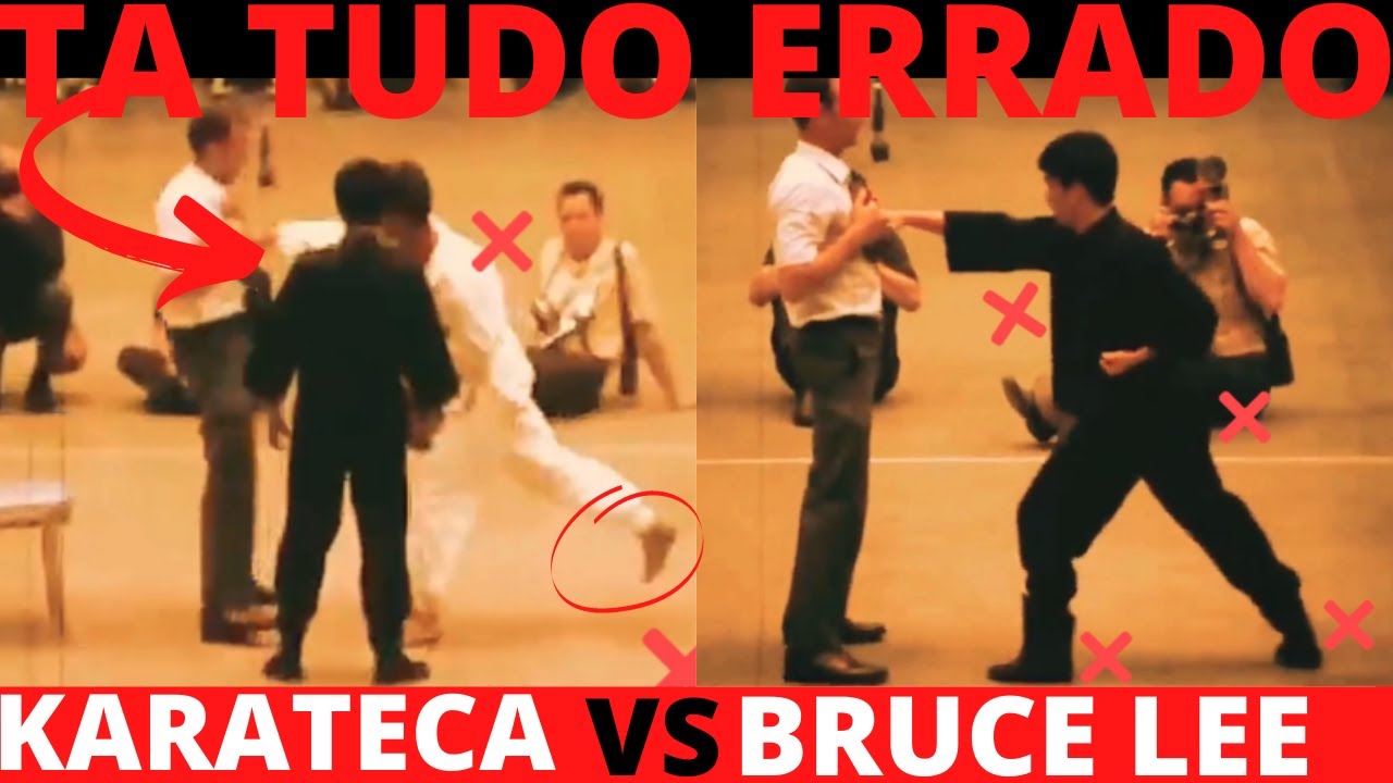 SOCO DIRETO DO KARATE VS BRUCE LEE(GYAKUZUKI?)