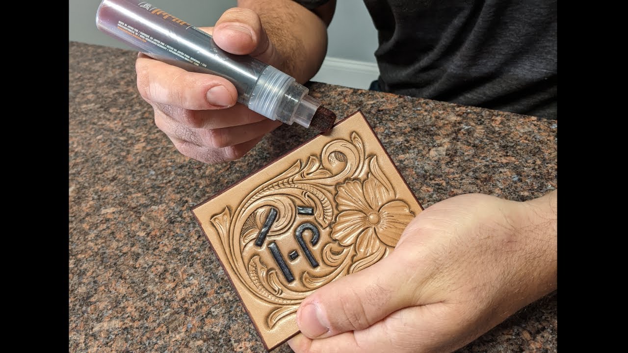 Montana Paint Marker - Best Tool to Dye Leather Edges