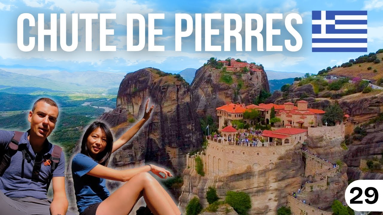 Frissons sur les chemin des Météores 😨 ! Monastères perchés en Grèce