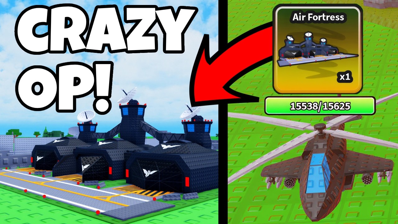Новый воздушно-десантный комплекс невероятно силен в Roblox Mini War.