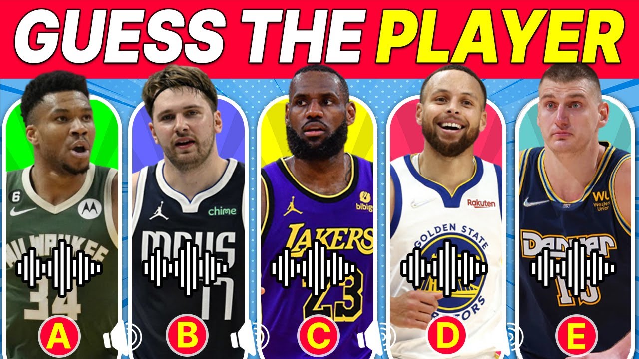Guess the NBA Player by Their Voice🎙️| Basketball Quiz 🏀 | Lebron James, Steph Curry, Jokic, Giannis