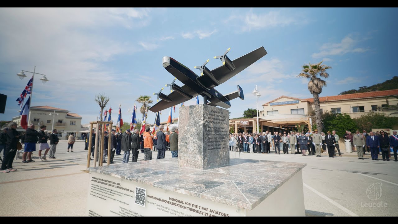 Cérémonie inaugurale de la stèle hommage aux 7 aviateurs de la RAF