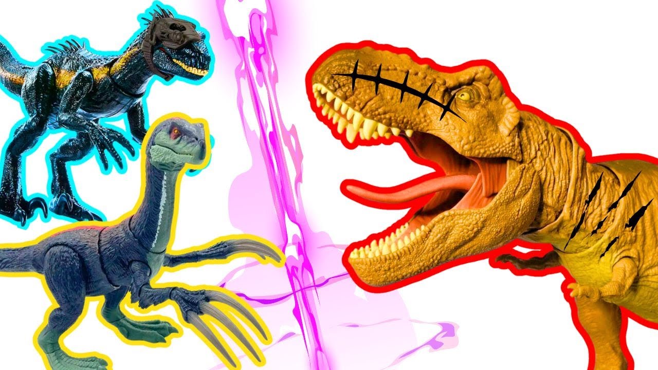 🔥Amazing Jurassic World Dinos 🦖 | T-Rex, Velociraptor, Spinosaurus, Megaraptor & Giganotosaurus!