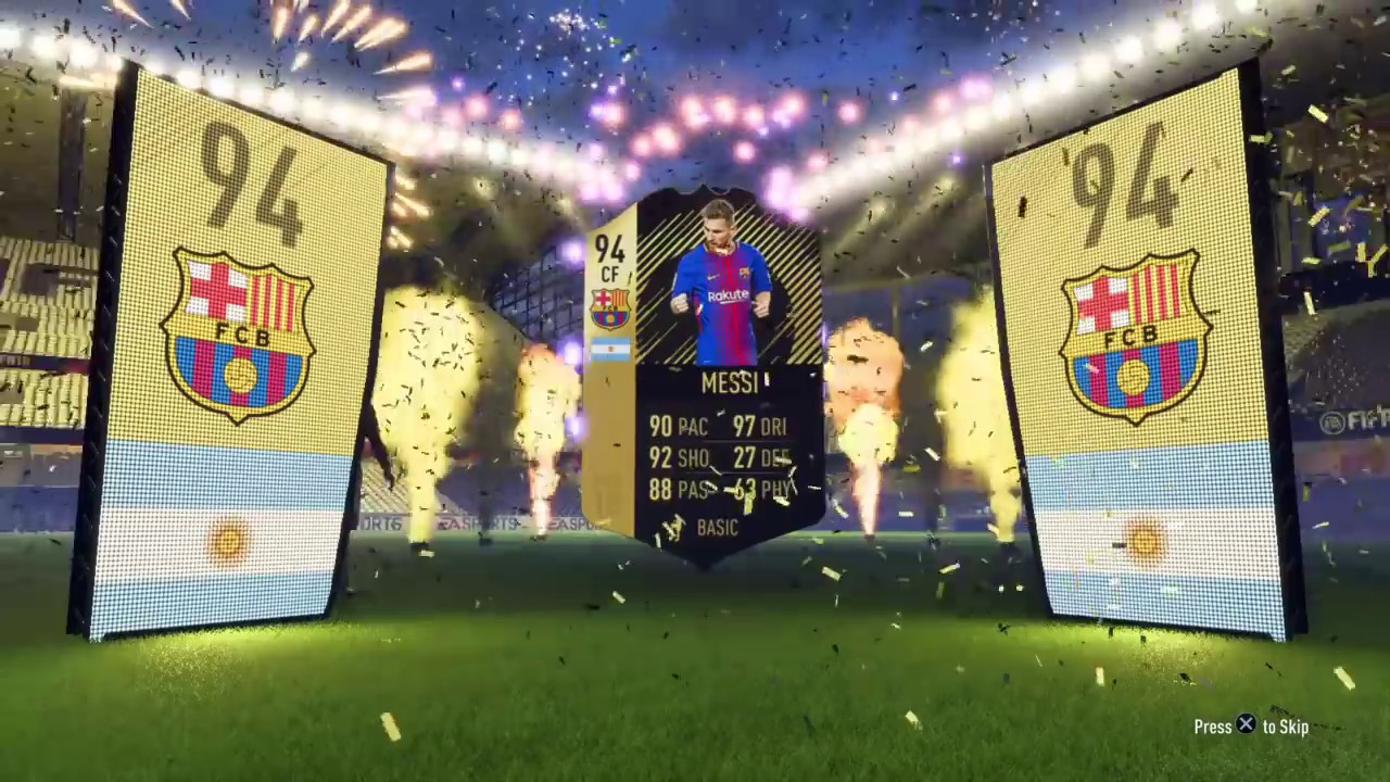 Inform Messi free pack !!!  Fifa 18
