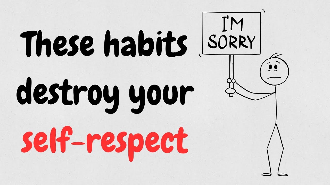 The small habits that silently destroy your self respect