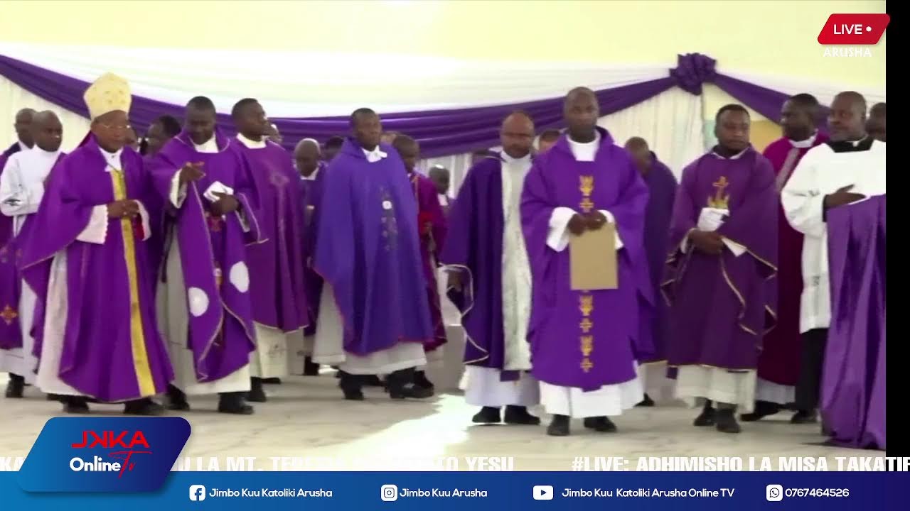 #LIVE: ADHIMISHO LA MISA TAKATIFU YA KUMWAAGA MHA. ASKUFU PROSPER B. LYIMO