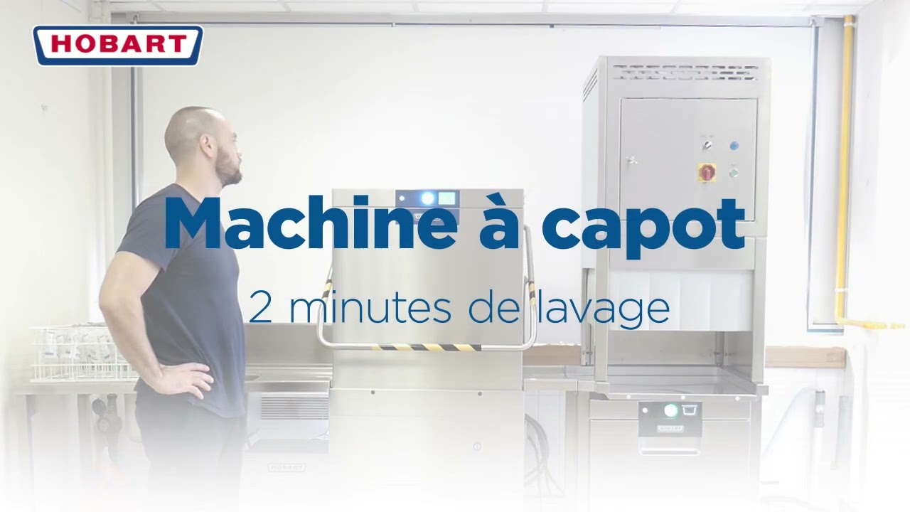 Hobart Reuse - Machine à capot - Lavage et séchage des gobelets