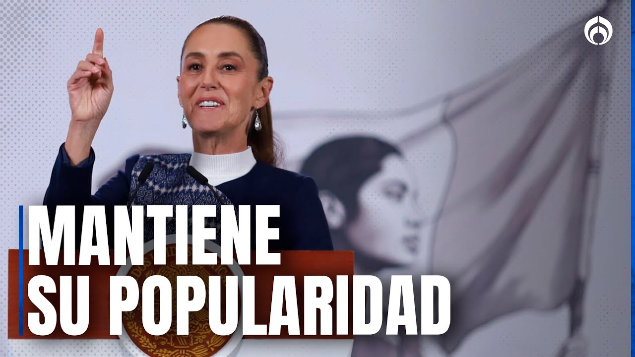 Popularidad de Sheinbaum se mantiene en 69% durante enero