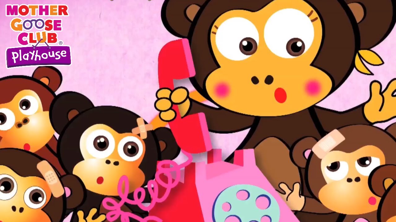 Five Little Monkeys + More | Mother Goose Club Playhouse