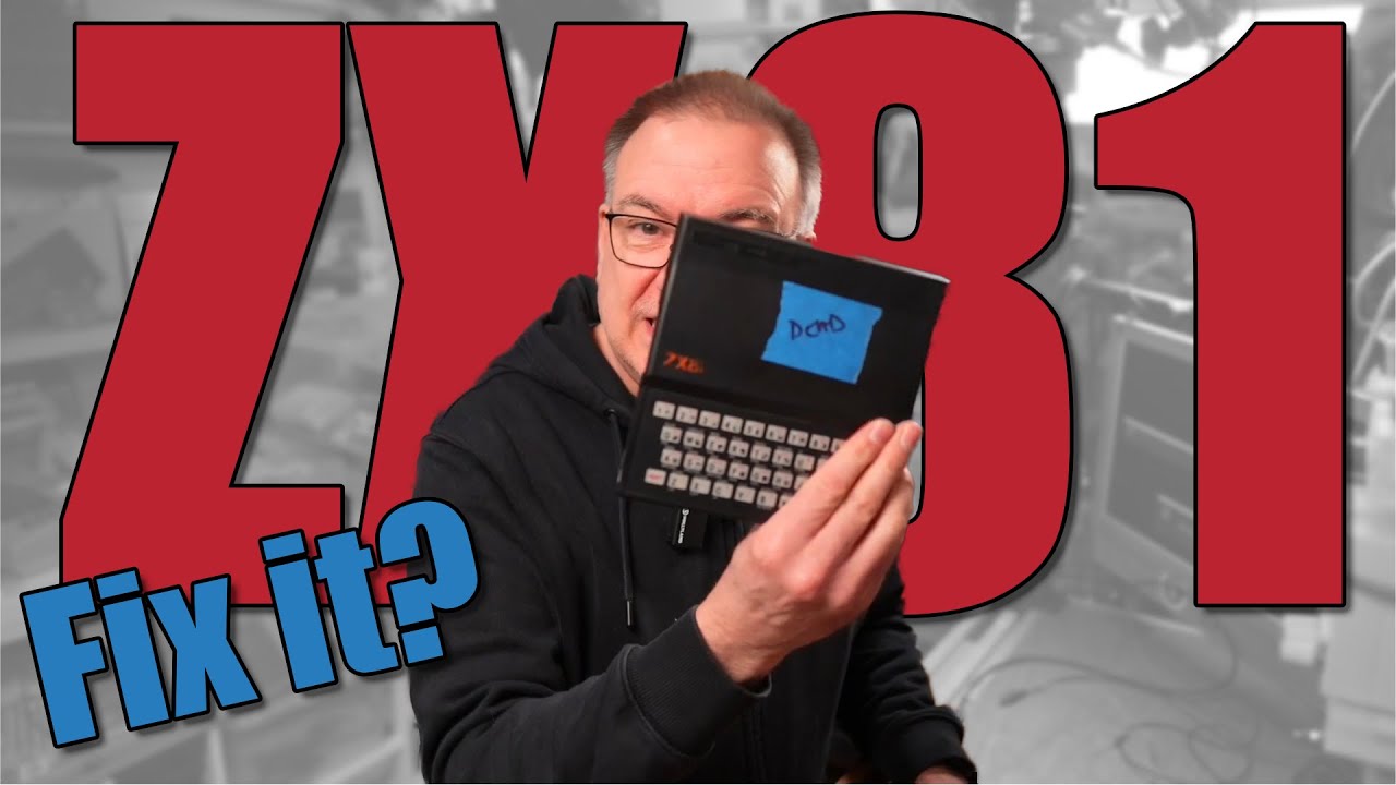 Ремонт ZX81 и замена клавиатуры