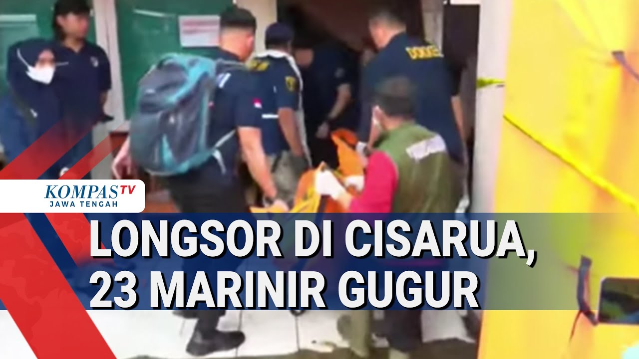 Longsor di Cisarua, 23 Marinir Gugur