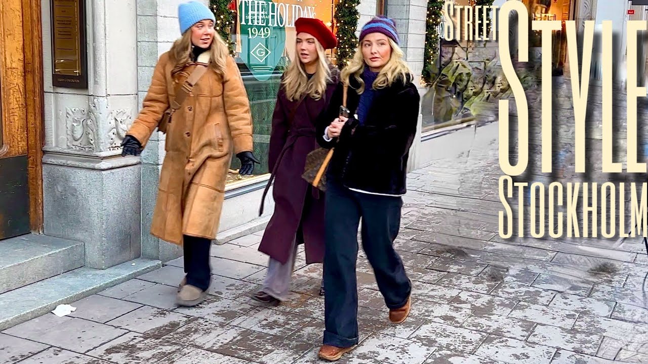 -1°C в Стокгольме ❄️| Североевропейский Уличный Стиль | Тренды Скандинавской Зимней Моды