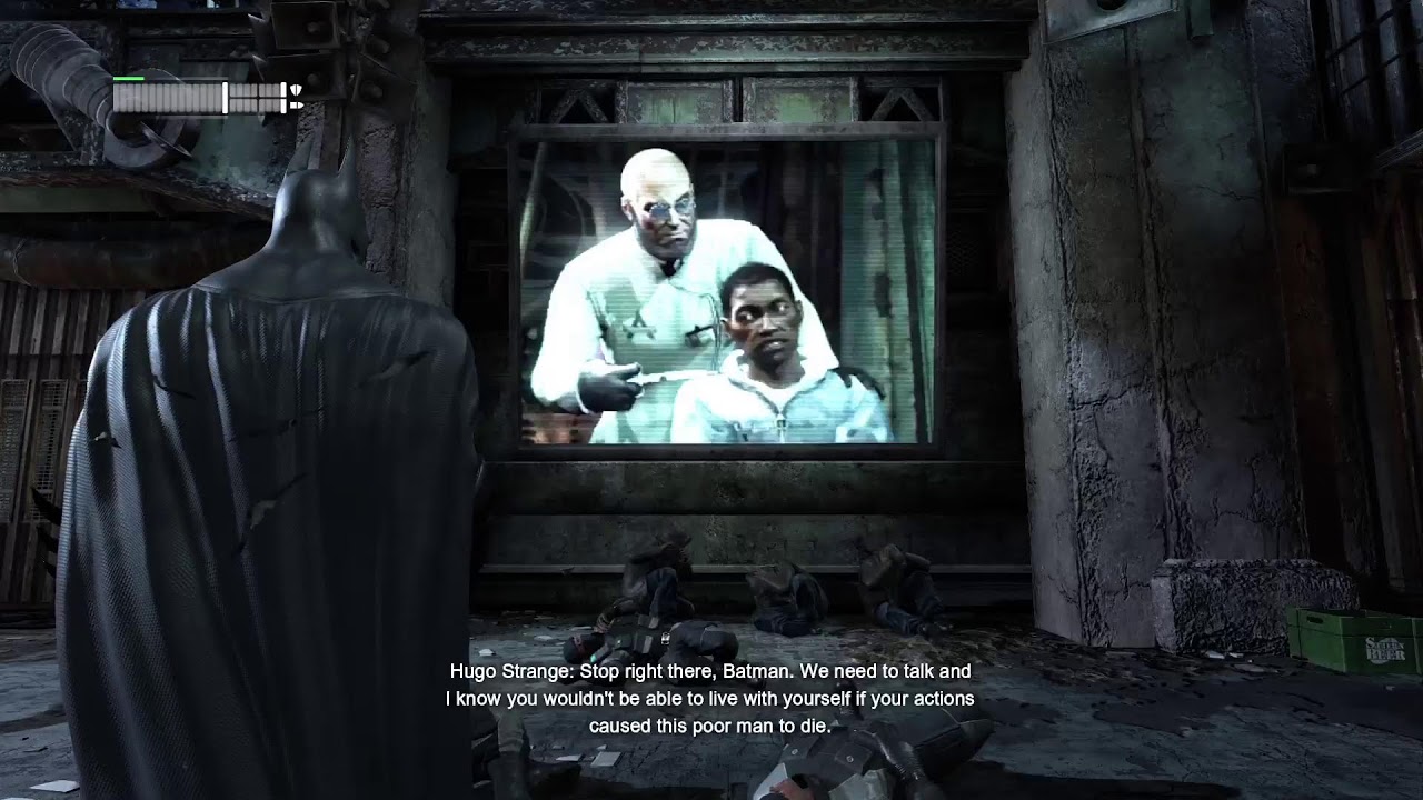Playing batman Arkham City