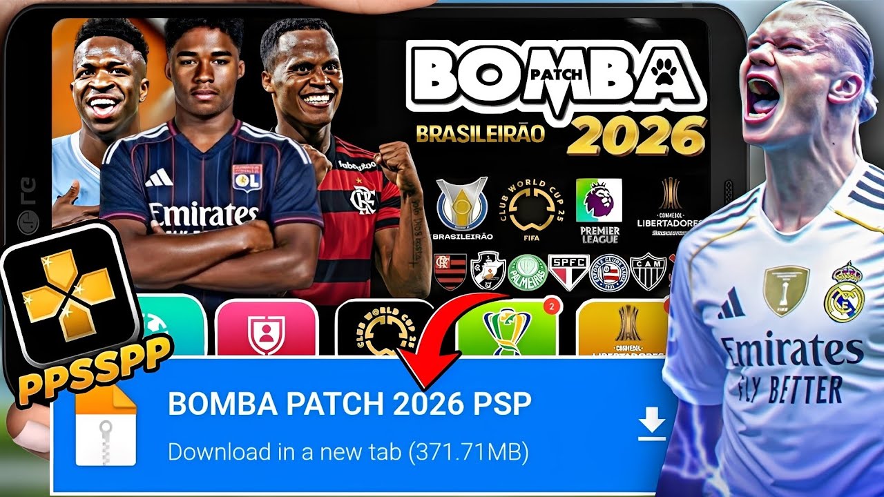 🚨BOMBA PATCH 2026 (PPSSPP) DOWNLOAD MEDIAFIRE LINK DIRETO! ATUALIZADO COMO BAIXAR E INSTALAR✅