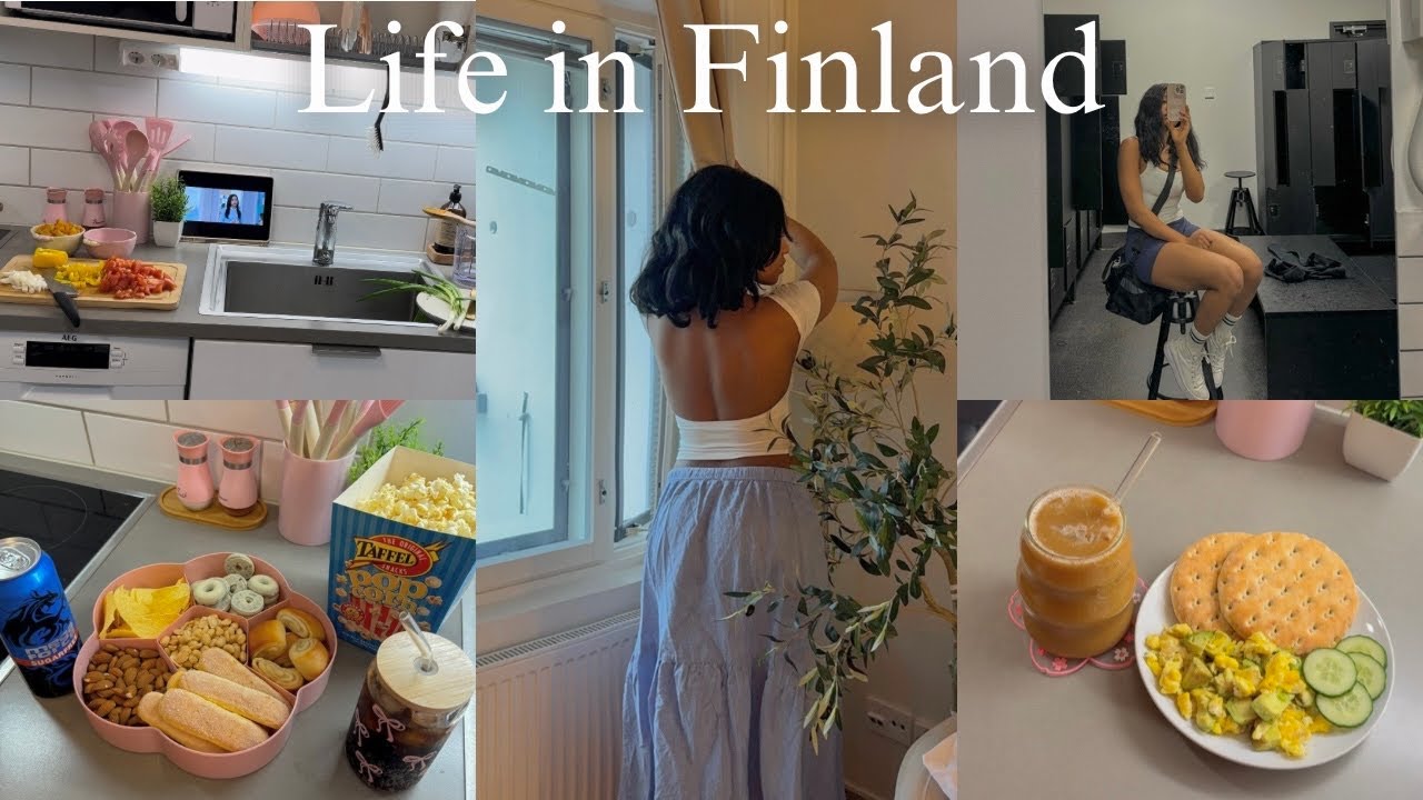 Days in my life in Finland | Living alone diaries | Easter prep🐣| First movie night with boyfriend 